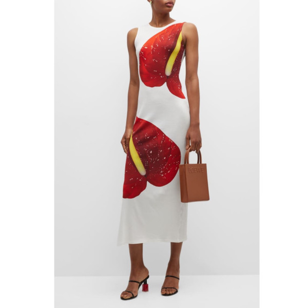 Loewe Loewe Ribbed Anthurium Dress