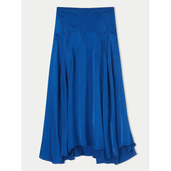 Jigsaw Hammered Satin Midi Skirt