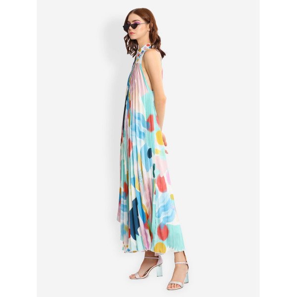 L'Mane Colourful Asymmetric Dress