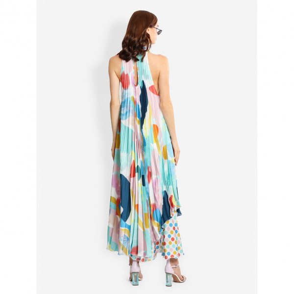 L'Mane Colourful Asymmetric Dress