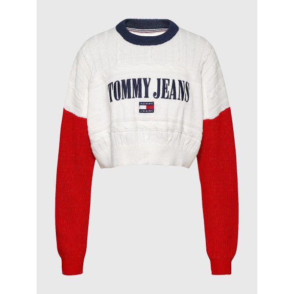 Tommy Hilfiger TJW Archive Relaxed Crop Sweater