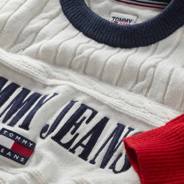 Tommy Hilfiger TJW Archive Relaxed Crop Sweater