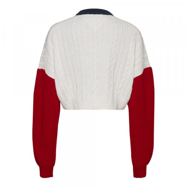 Tommy Hilfiger TJW Archive Relaxed Crop Sweater