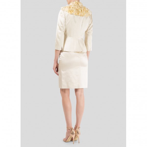 Ruffle skirt suit on sale