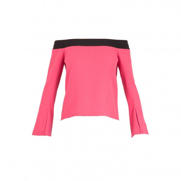 Roland Mouret Heaney Off-the-Shoulder Draped Top