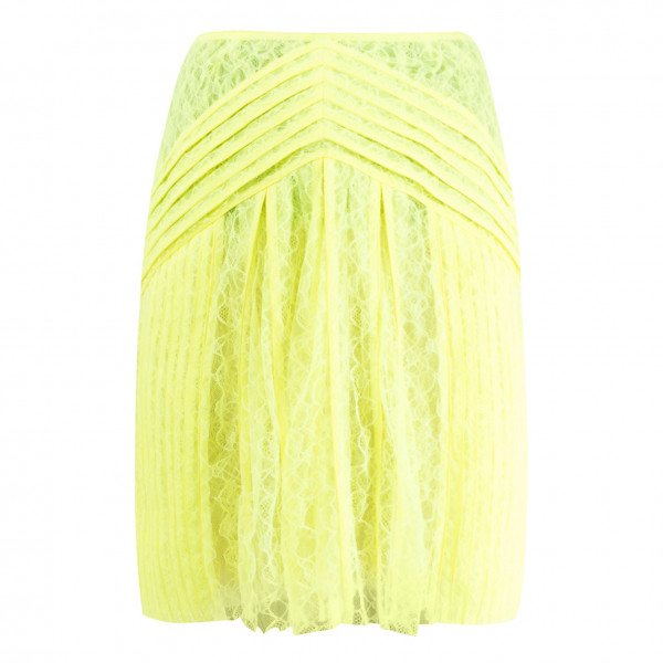 Christopher Kane Keke Neon Lace Skirt