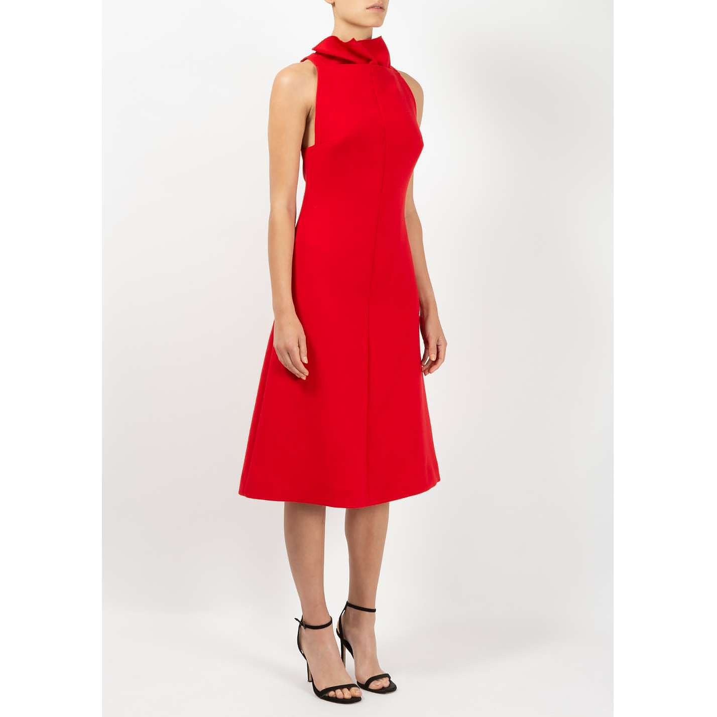 Victoria Beckham High Collar Dress