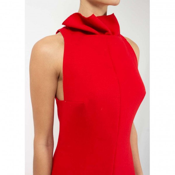 Victoria Beckham High Collar Dress