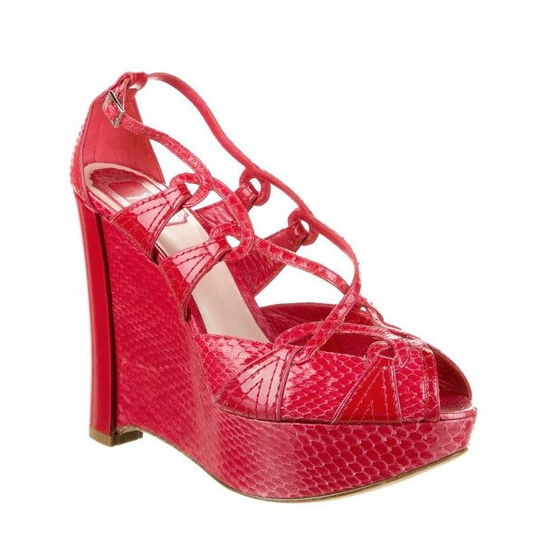 Snakeskin on sale wedge sandals