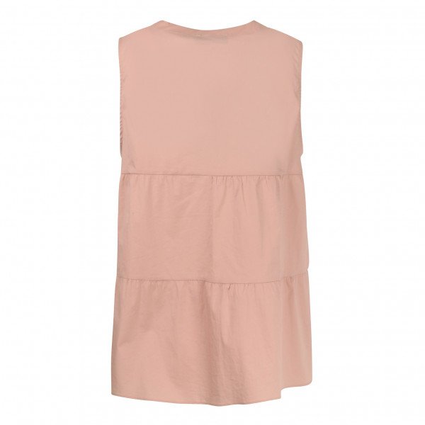 Hatch Sleeveless Tiered Top