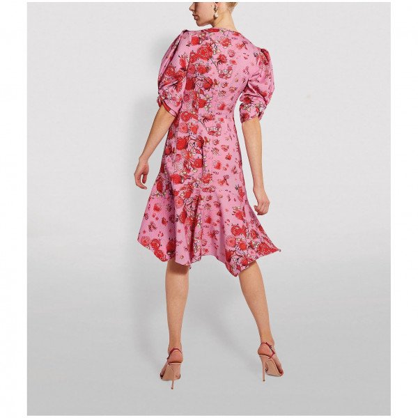 Peter Pilotto Floral Waffle Mini Dress