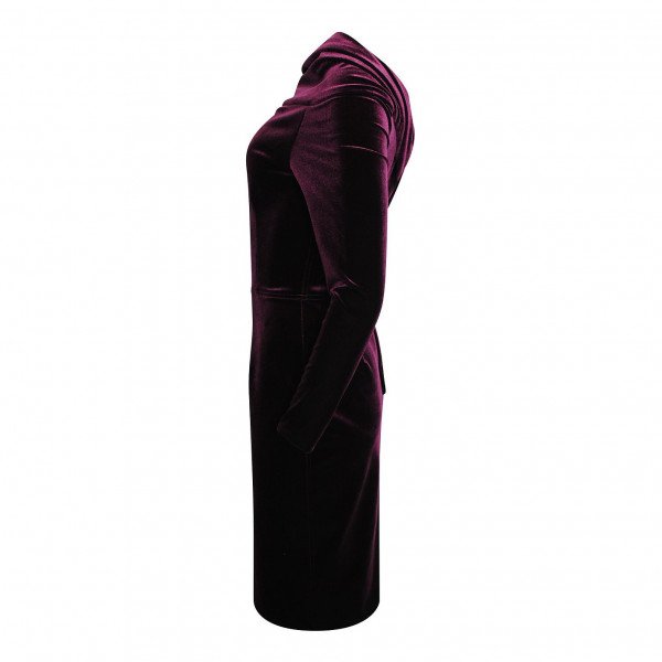 Emilio De La Morena Off-The-Shoulder Velvet Dress