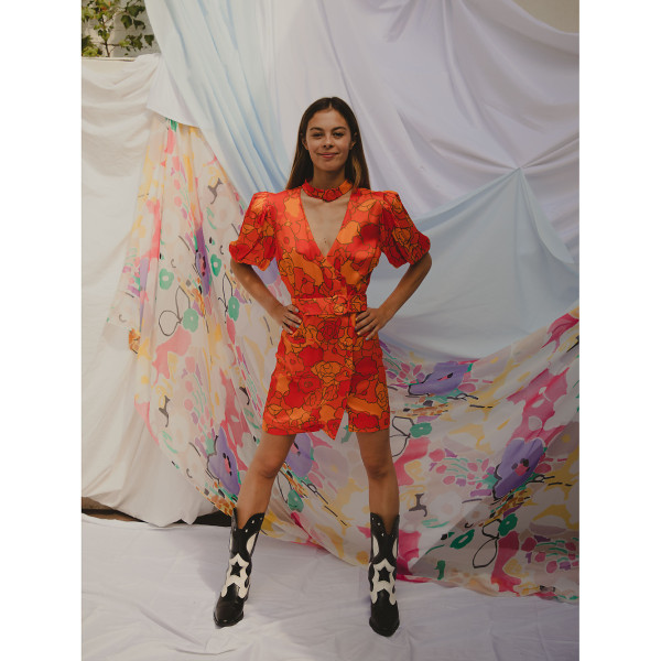 Rent Buy De La Vali Tulip Dress MY WARDROBE HQ