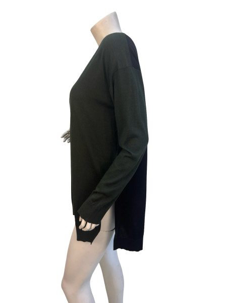 Louis Vuitton Green and Black Jumper