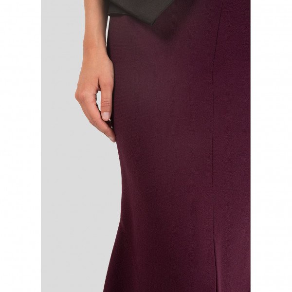 Roland Mouret Wool-Crepe Midi Skirt