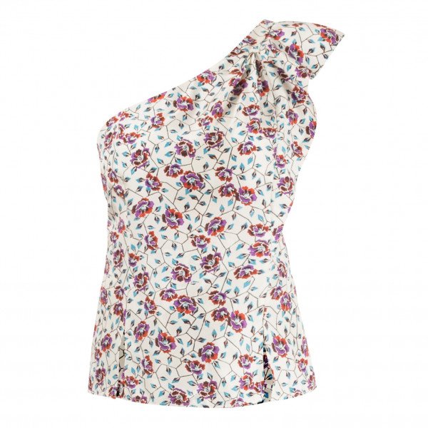 Isabel Marant Floral Silk Skirt and Top Set