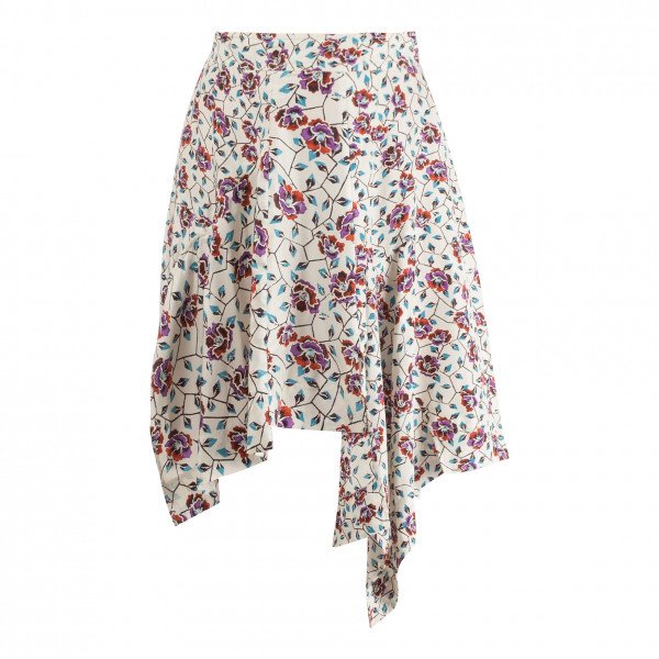 Isabel Marant Floral Silk Skirt and Top Set