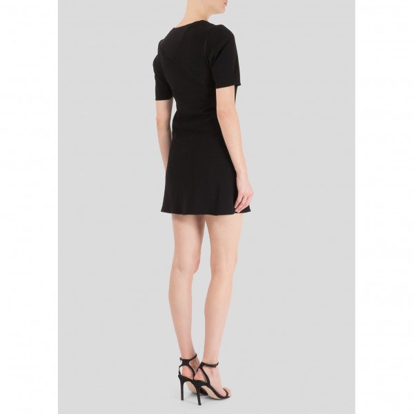 Balenciaga Mini Dress With Satin Panels