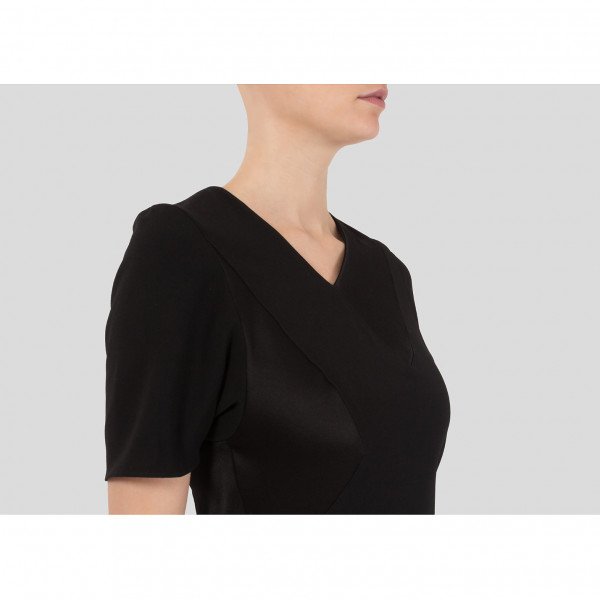 Balenciaga Mini Dress With Satin Panels