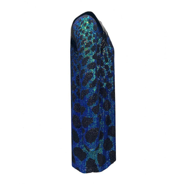 Gucci Snakeprint Sequin Mini Dress