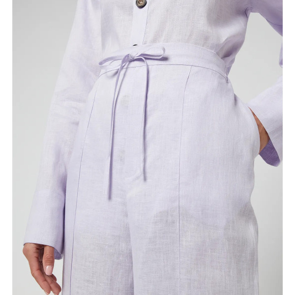 Sleeper Lavender Linen Pajama Set