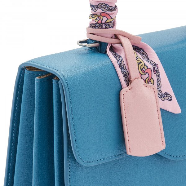 Lulu Guinness Large Textured Grain Queenie With A Scarf