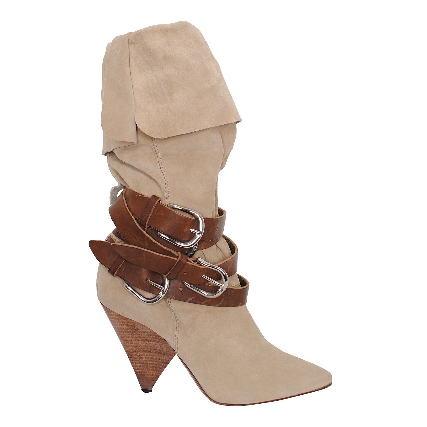 Isabel Marant Suede Buckle-Detail Boots