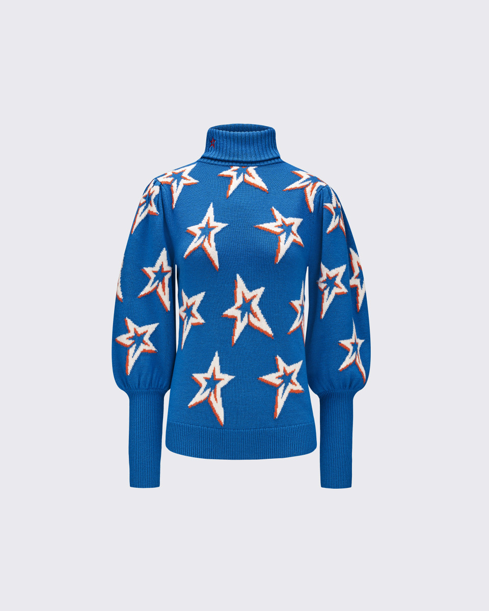 Perfect Moment Star Dust Balloon Sleeve Sweater