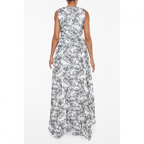 True Decadence Corded Flower High Low Dress
