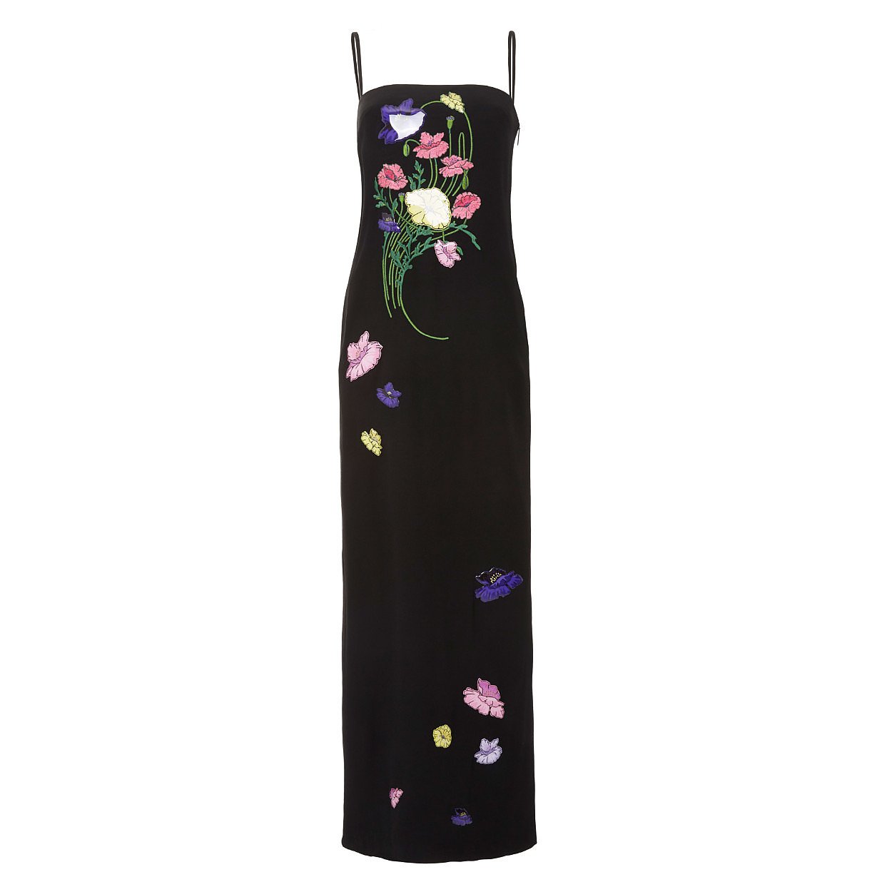 Christopher Kane Floral Embroidered Maxi Dress