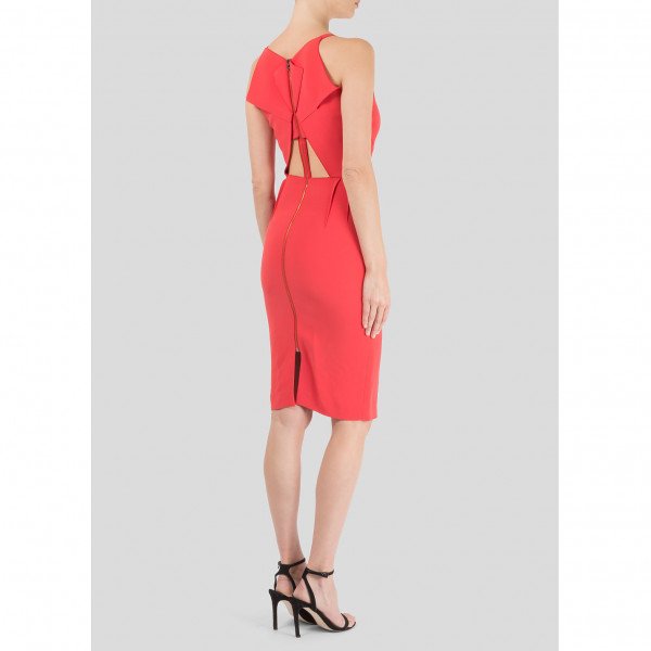 Roland Mouret Mordecai Stretch-Crepe Dress