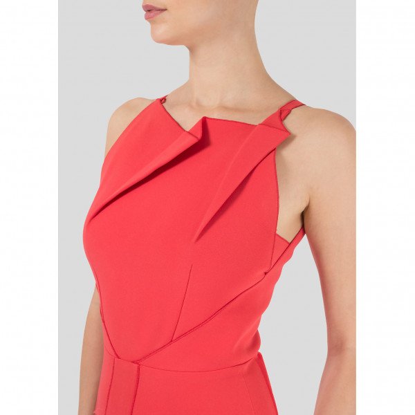 Roland Mouret Mordecai Stretch-Crepe Dress