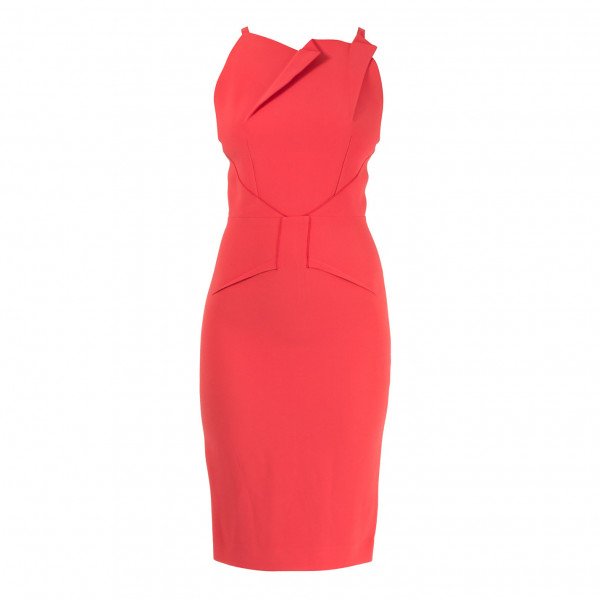 Roland Mouret Mordecai Stretch-Crepe Dress