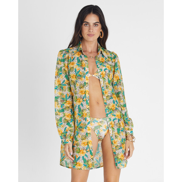 Aqua Blu Odilia Beach Shirt