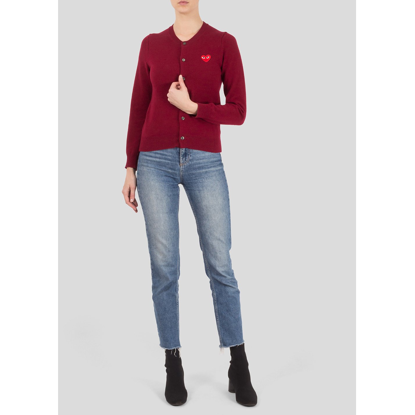 Rent Or Buy Comme Des Garcons Play Heart Cardigan From