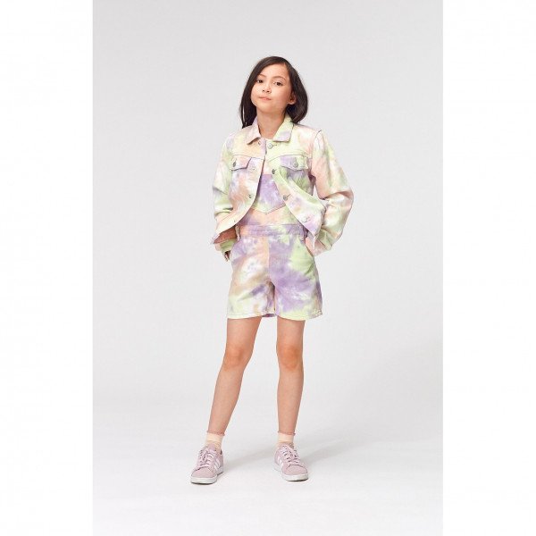 Molo Kids Heidi Jacket in Pastel Tie Dye