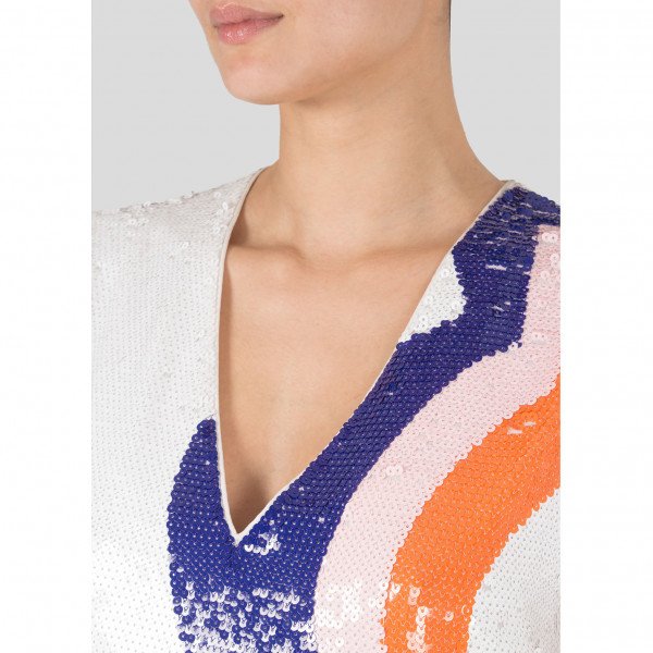 Emilio Pucci Sequined Silk-Chiffon Mini Dress