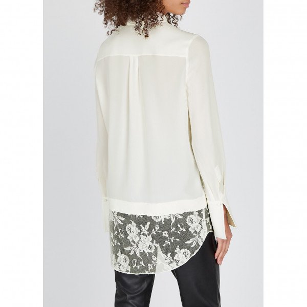 Alexander McQueen Heavy Georgetta Lace Shirt