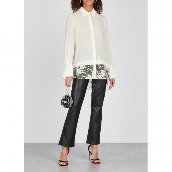 Alexander McQueen Heavy Georgetta Lace Shirt