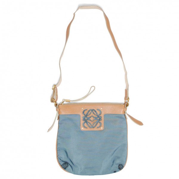 Loewe Leather-Trimmed Crossbody Bag