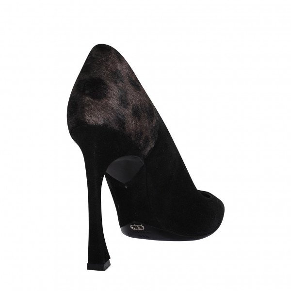 Dior Leopard Print Calfhair & Suede Pumps
