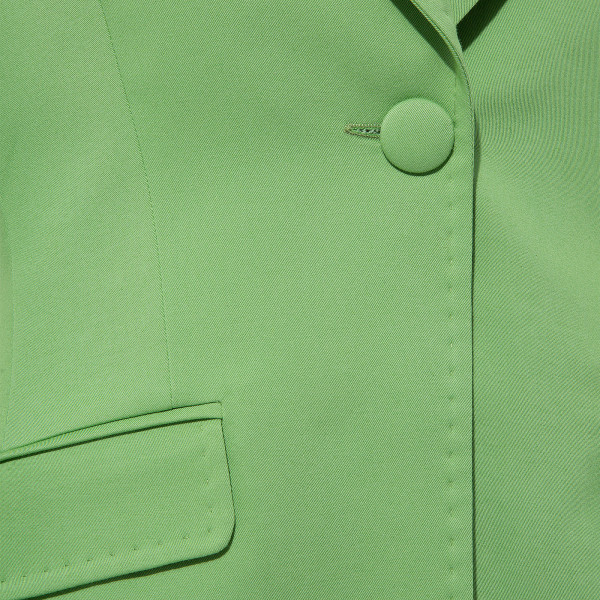 FEMPONIQ Puff-Shoulder Tailored Blazer