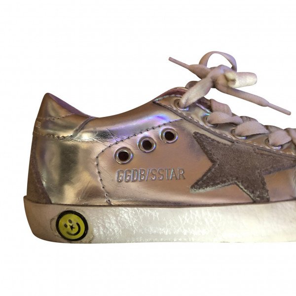 Golden Goose Metallic Trainers