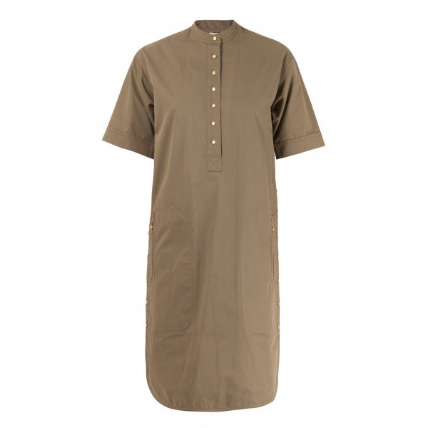 CÉLINE Studded Cotton Tunic Dress