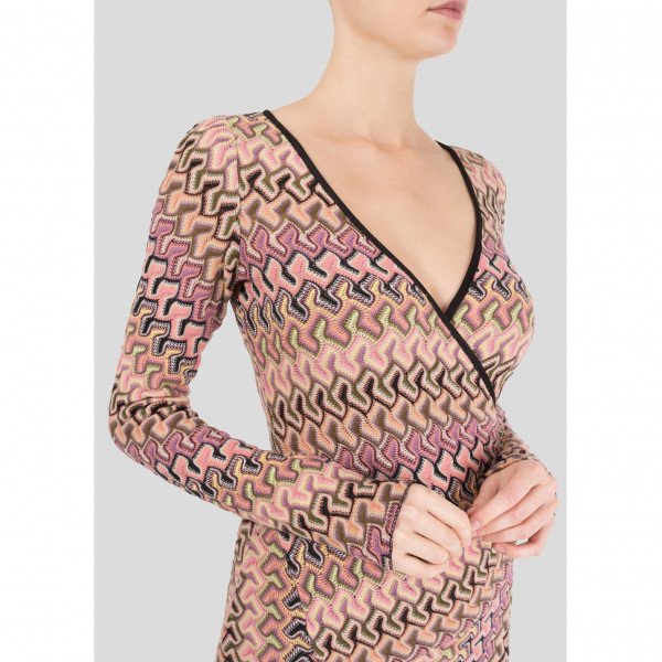 Missoni Multicolour Print Knit Dress