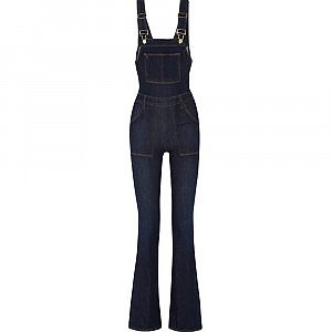 Dark Denim Flare Overalls – Valomie Boutique