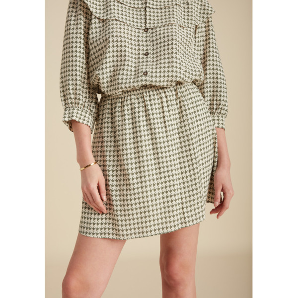 Lily and Lionel Sadie Skirt Star Houndstooth