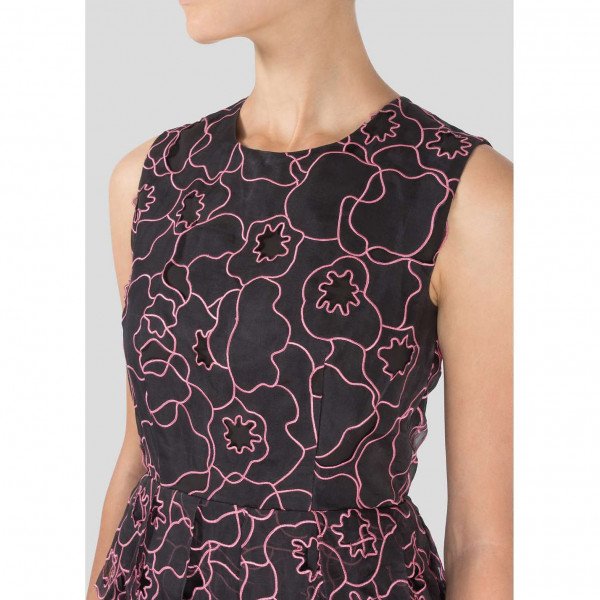 Diane von Furstenberg Sleeveless Embroidered Dress