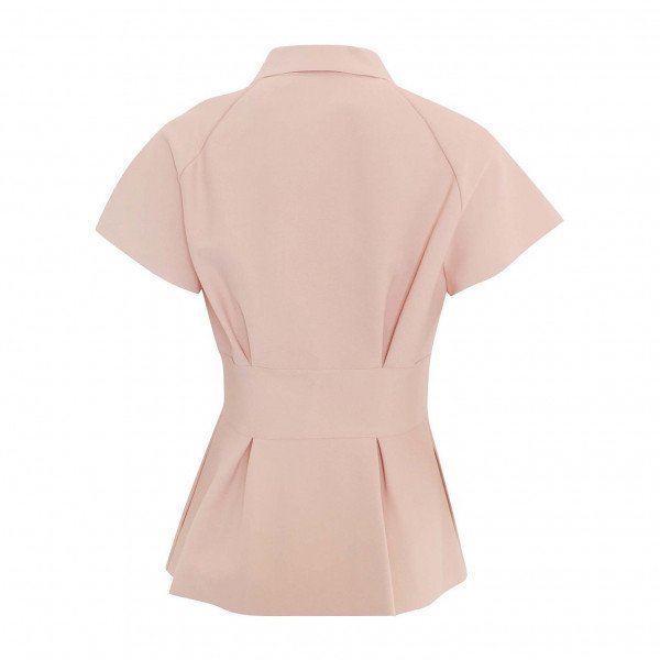Dior Peplum Short-Sleeve Blazer