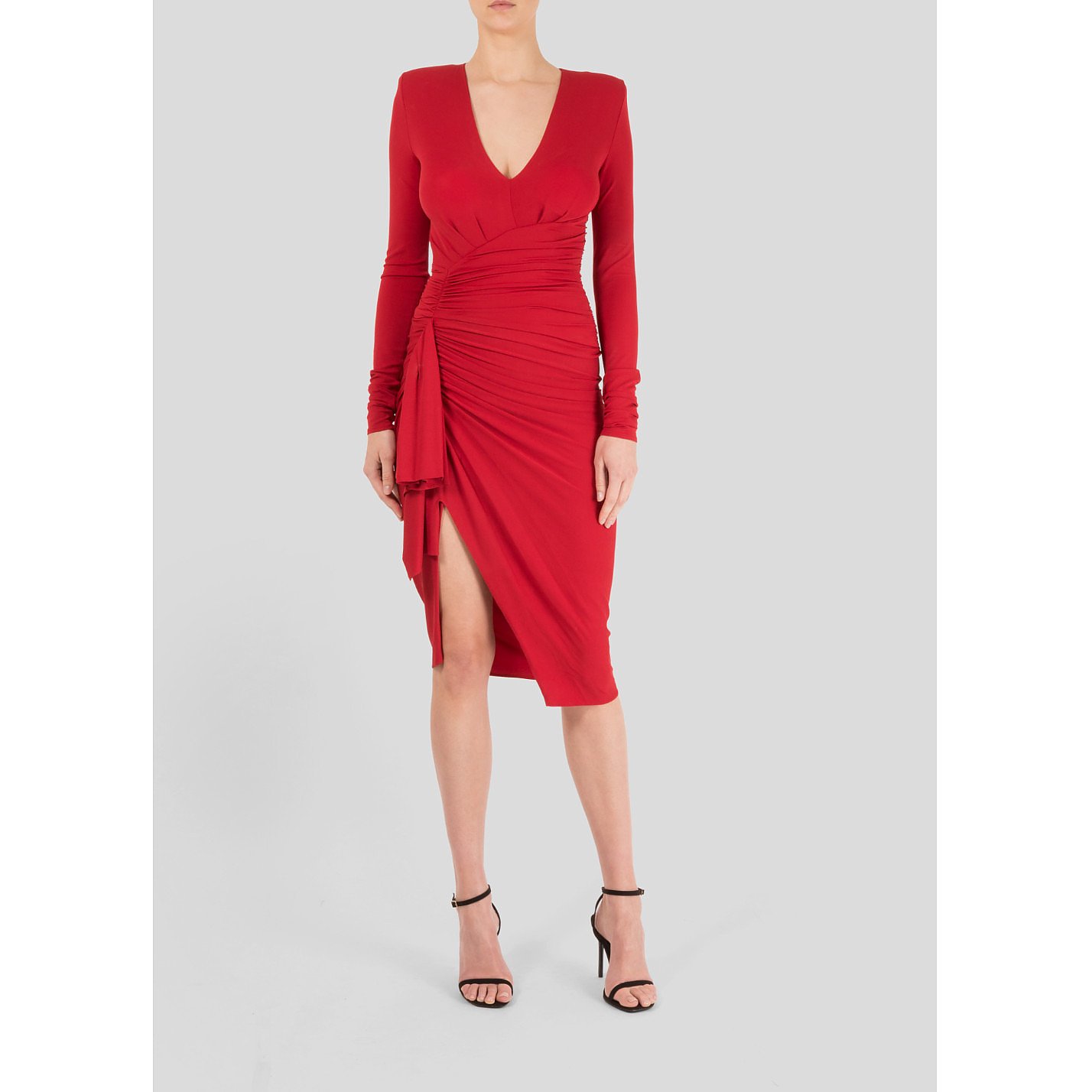 Alexandre Vauthier Ruched Stretch-Jersey Dress